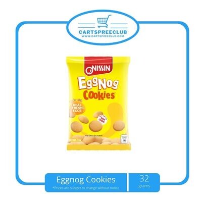 Nissin Eggnog Cookies 32g