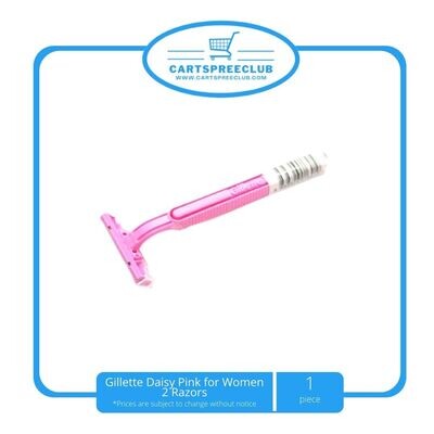 Gillette Daisy Pink for Women 2 Razors