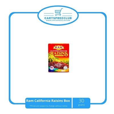 Ram California Raisins Box 30g