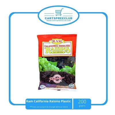 Ram California Raisins Plastic 200g