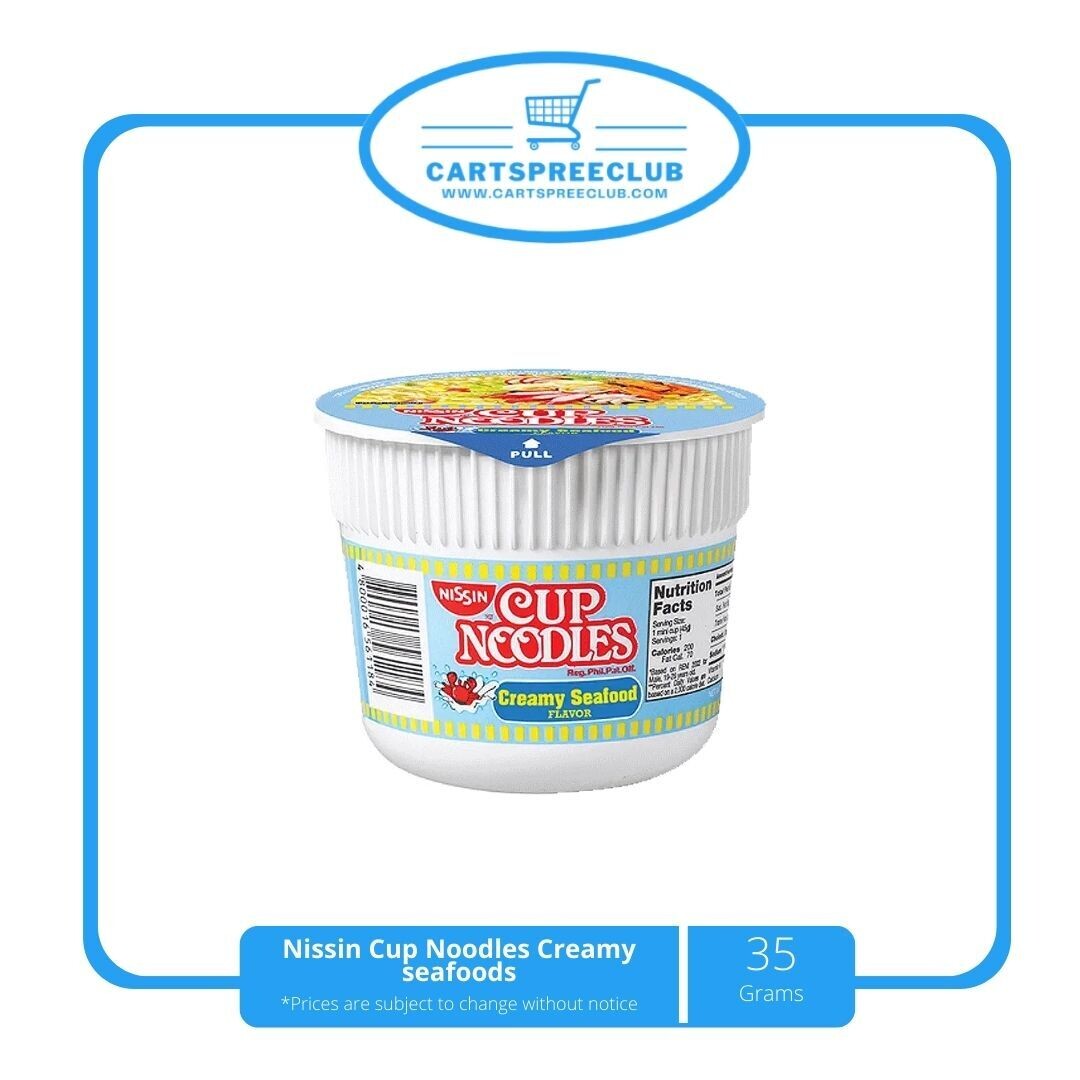 Nissin Cup Noodles Creamy seafoods 35g