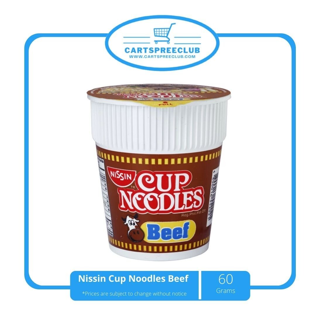 Nissin Cup Noodles Beef 60g