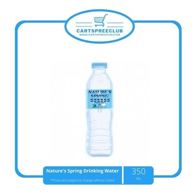 Nature&#39;s Spring Drinking Water 350ml