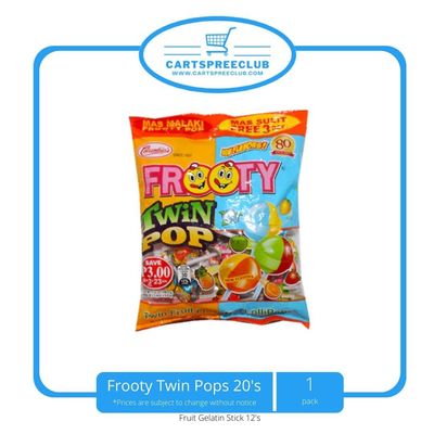 Frooty Twin Pops 20&#39;s