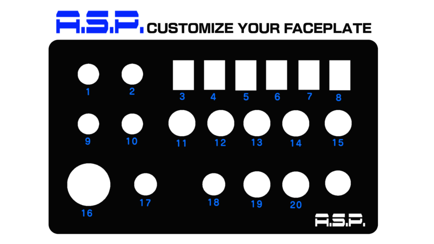 Boss Additional Faceplate