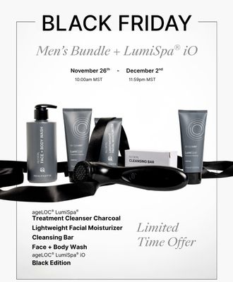 Men&#39;s Line with Black LumiSpa iO - NEW!!