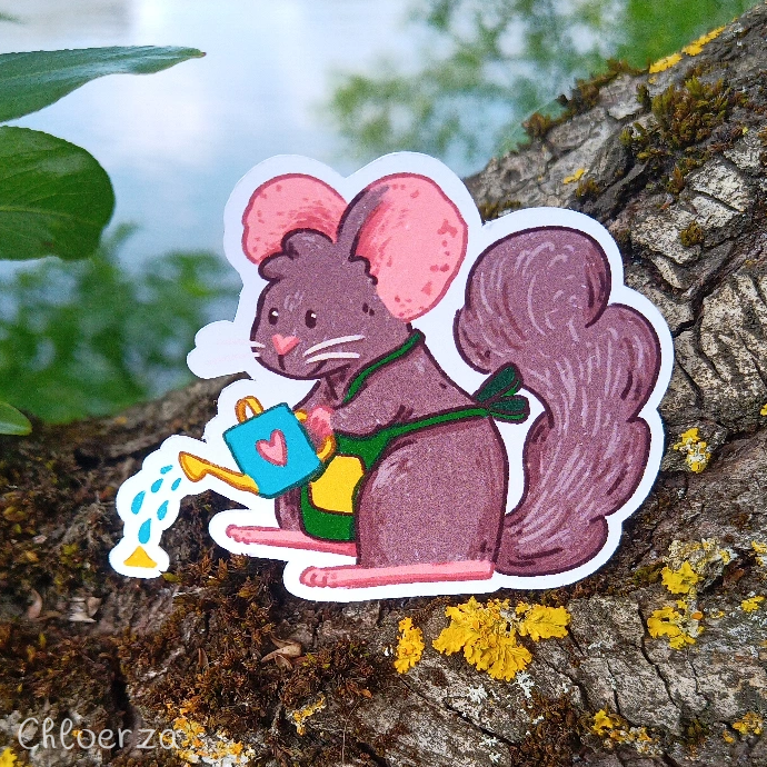 ✨ Sticker Attila le plus beau des chinchilla 🐭