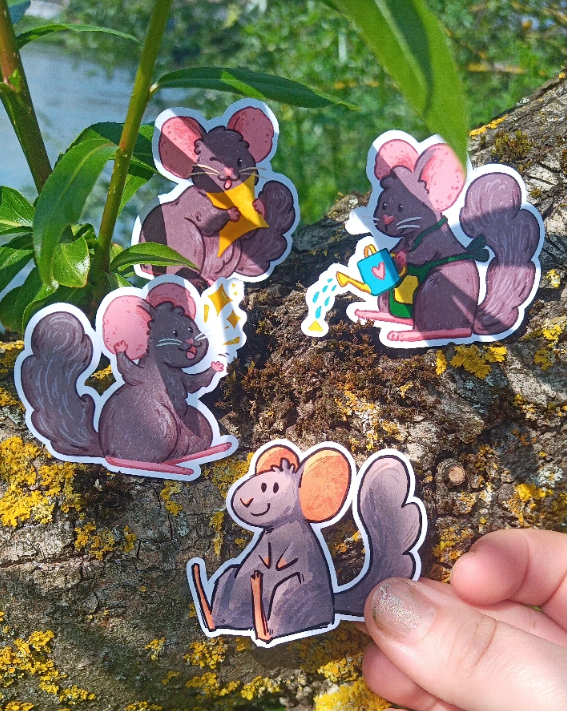 ✨ Sticker Attila le plus beau des chinchilla 🐭