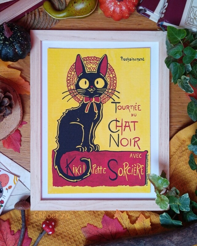 🐱Jiji affiche le chat noir🖤