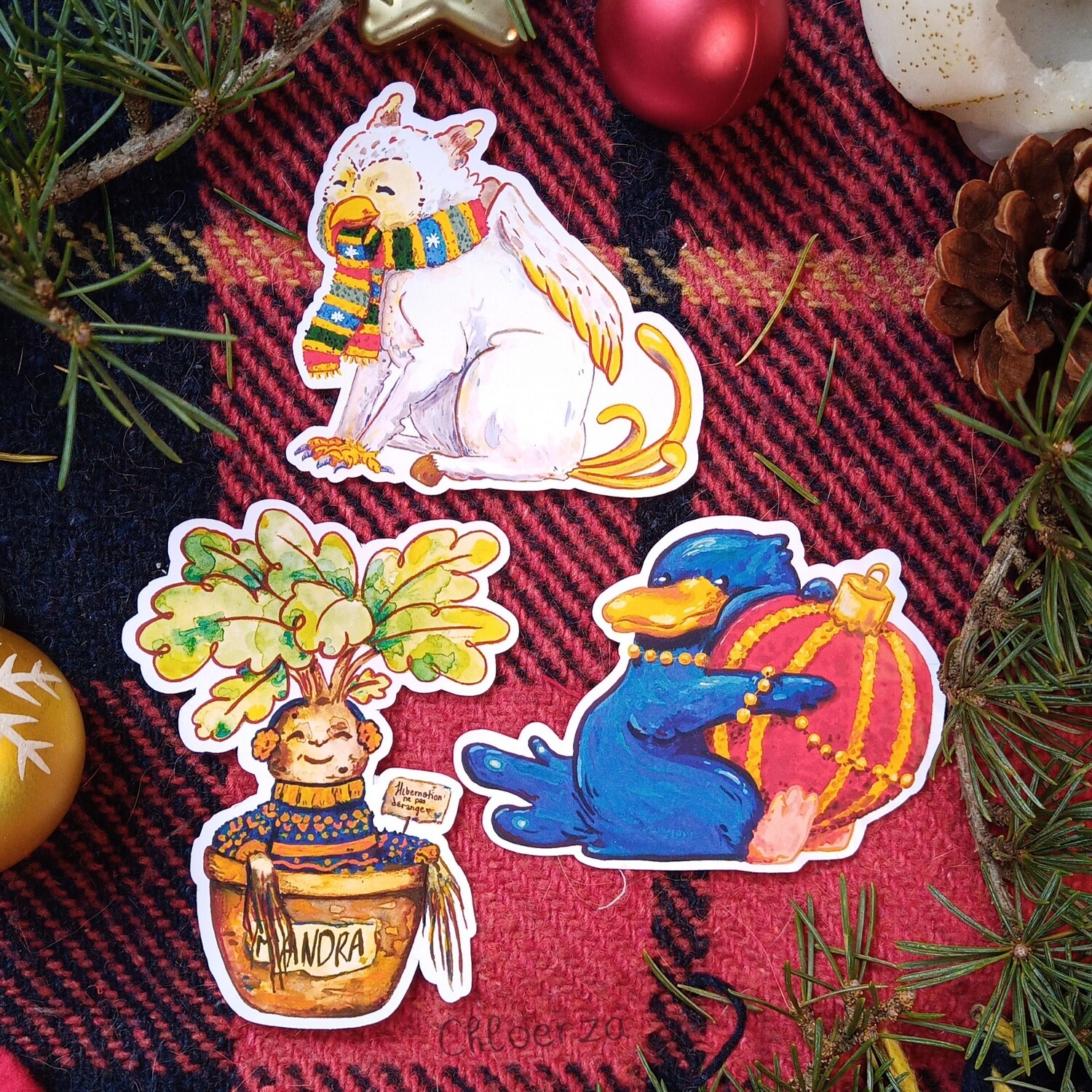 ✨ Stickers Animaux fantastiques de l&#39;hiver
