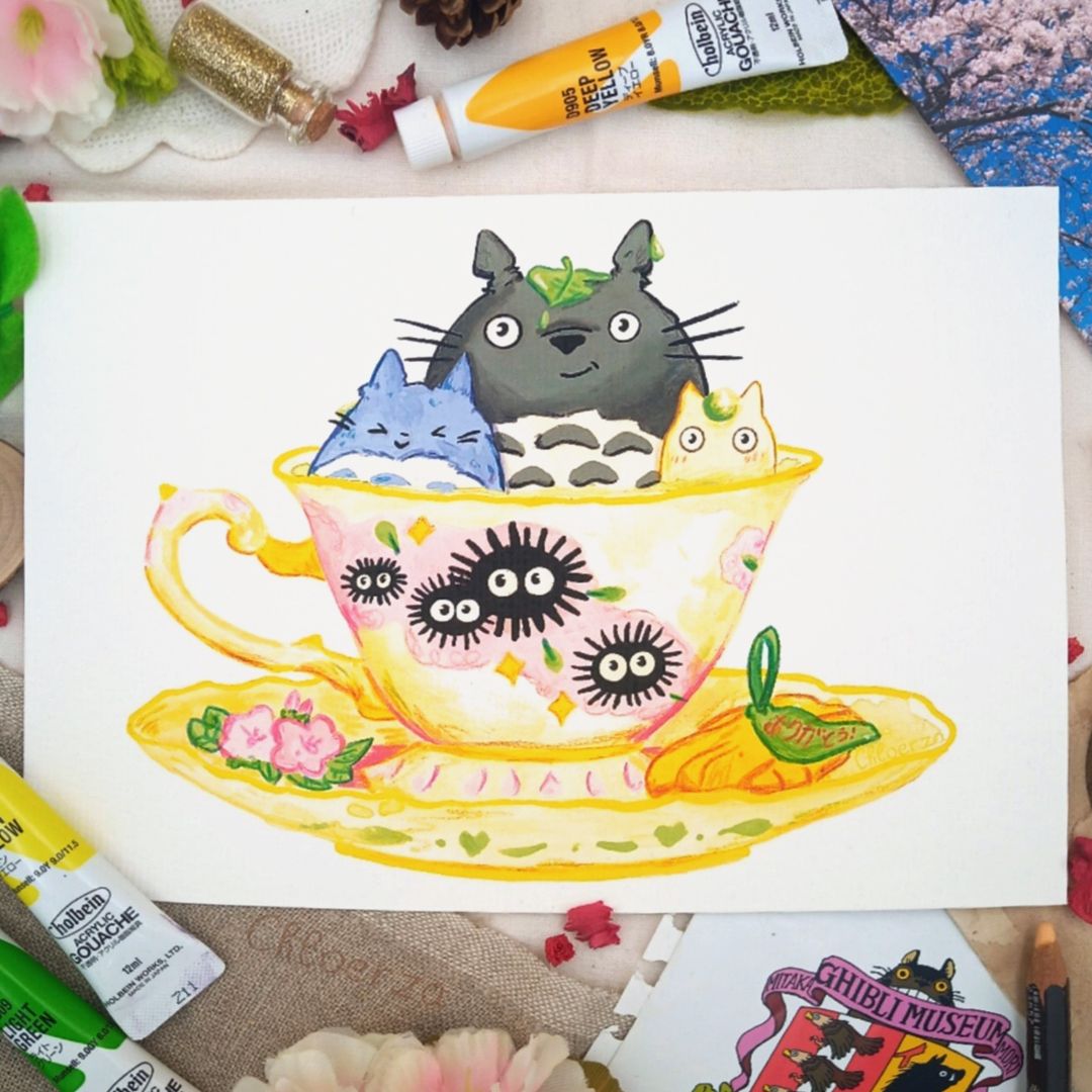 💐Thé bergamo&#39;Totoro 🍵