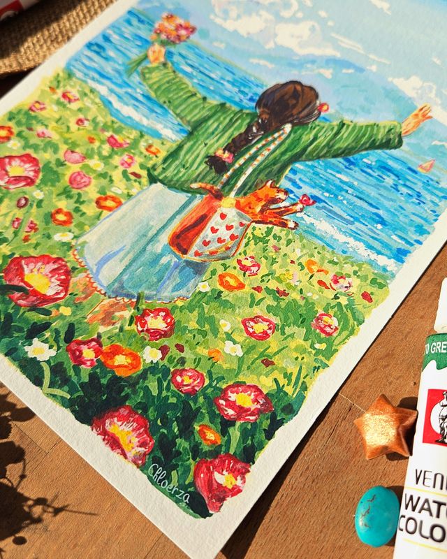 🌸Là où dansent les fleurs et l’océan🌊