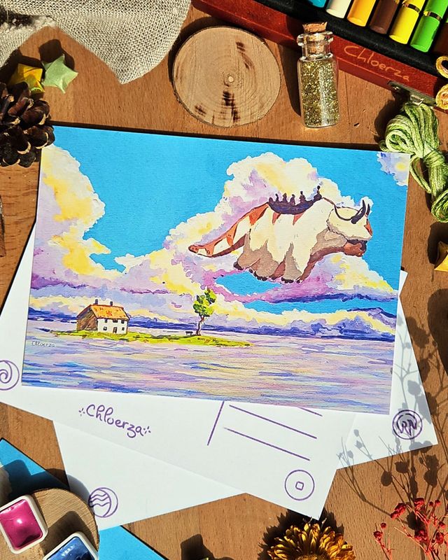 Appa &amp; Chihiro Carte Postale 💙