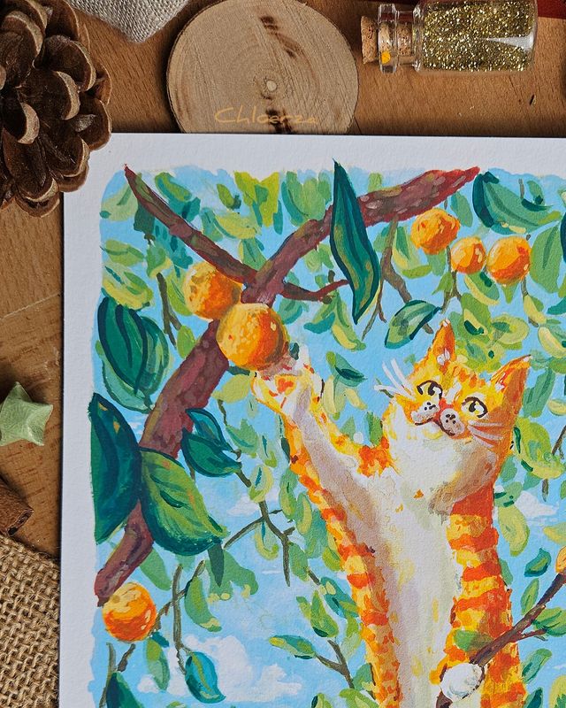 🍊Le chapardeur d’agrumes 😺