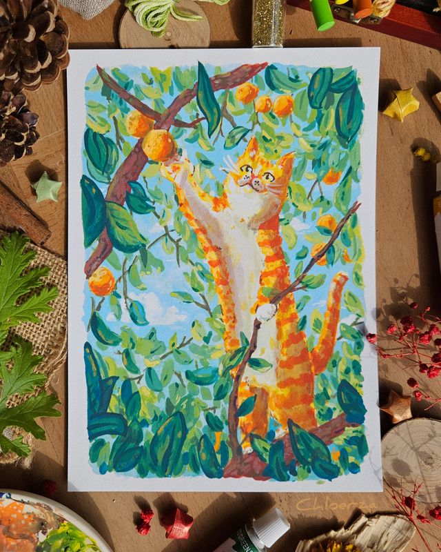 🍊Le chapardeur d’agrumes 😺