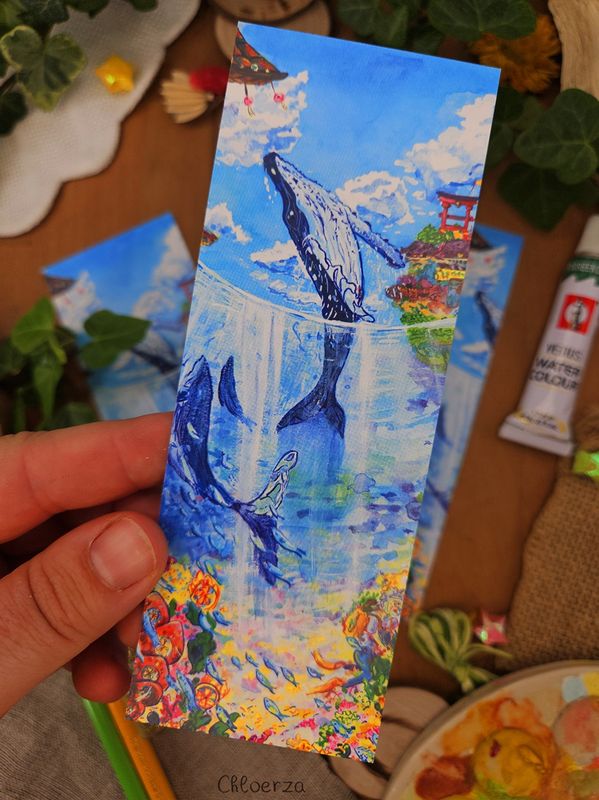 📚 Marque-pages Baleines 🐋