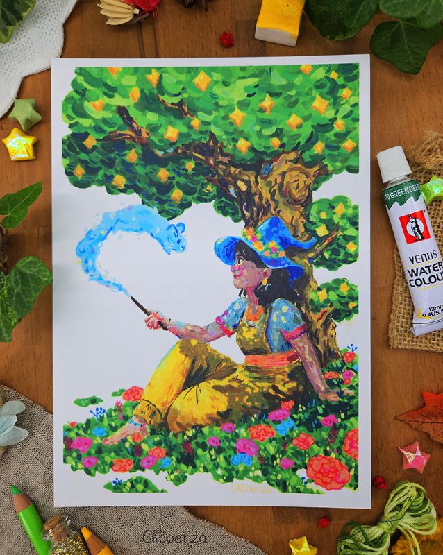 ✨Sorcière pailletée 🌳