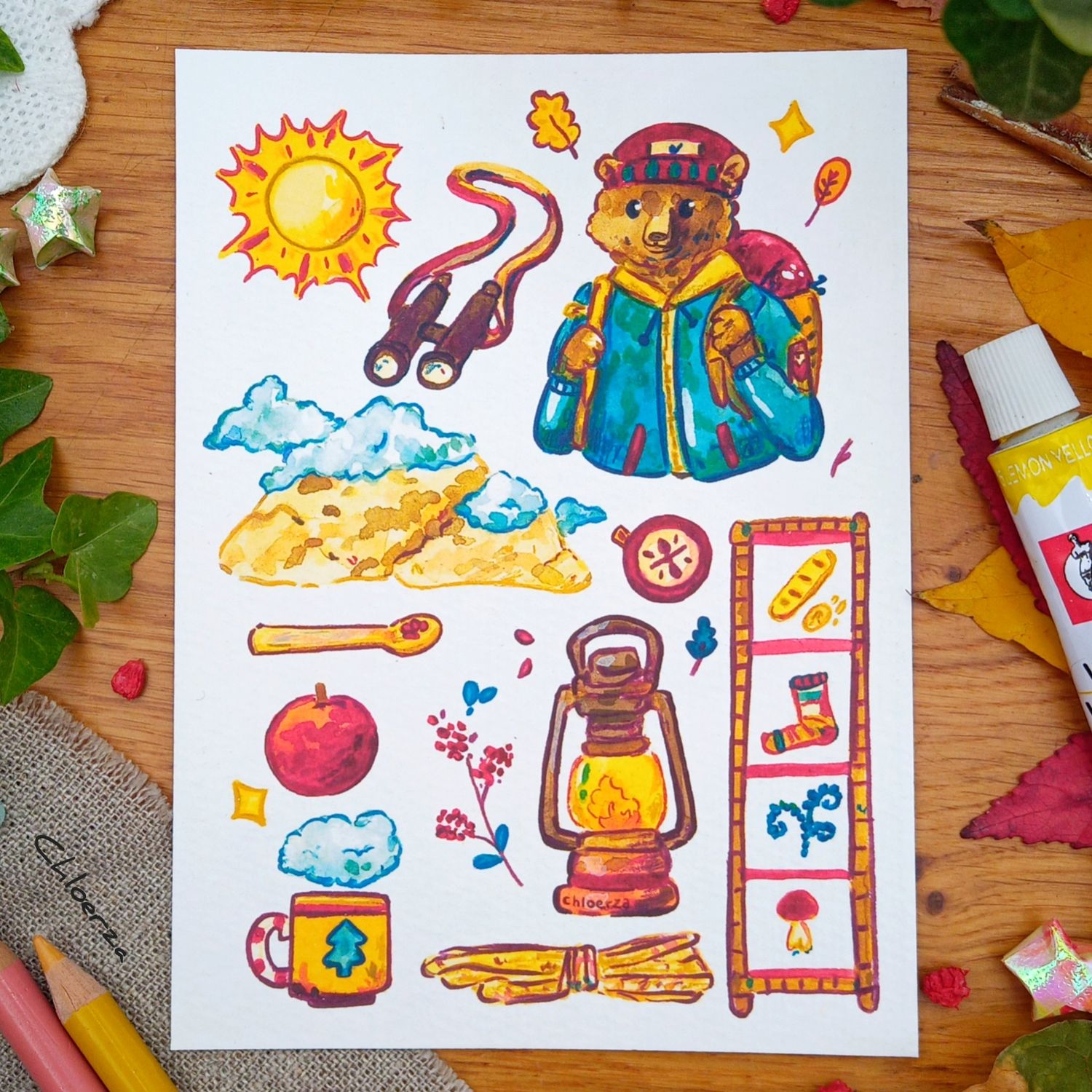 🏔️ La randonnée de l&#39;ours : jumelles, boussole et tranquillité au soleil🐻