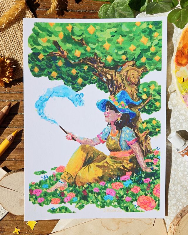 ✨Sorcière pailletée 🌳