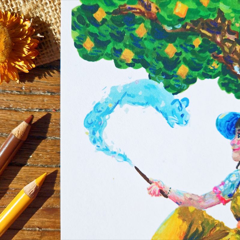 ✨Sorcière pailletée 🌳