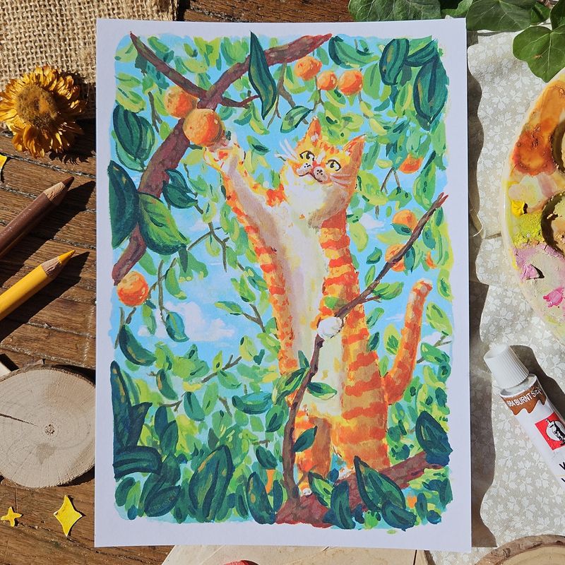 🍊Le chapardeur d’agrumes 😺