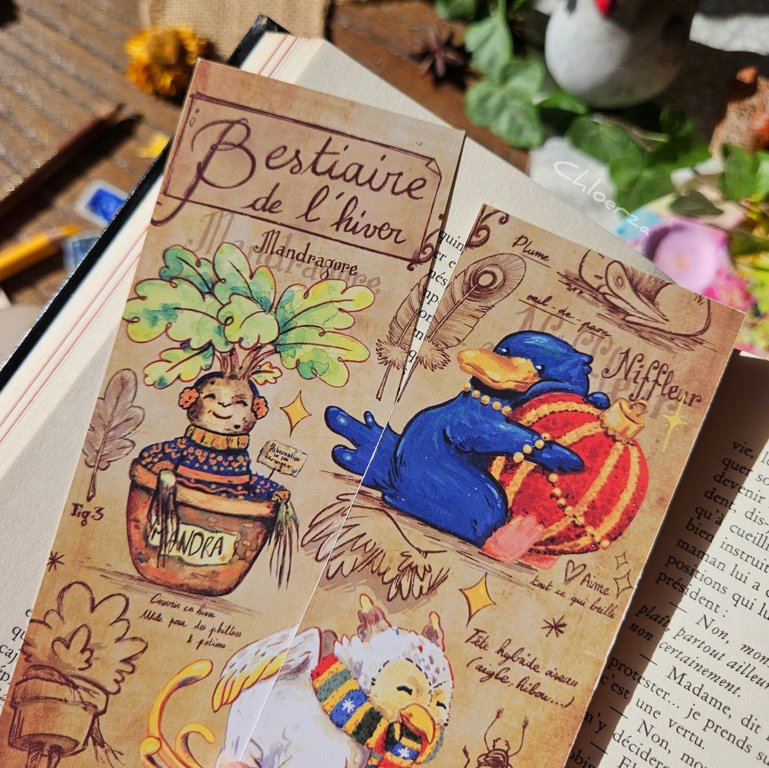📚Marque-pages Bestiaire fantastique🐾