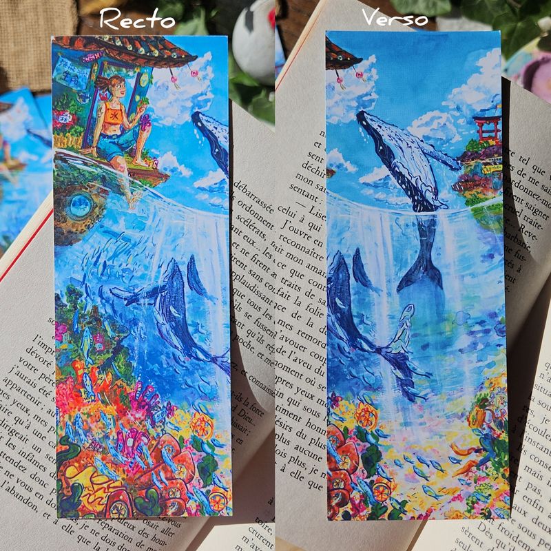 📚 Marque-pages Baleines 🐋