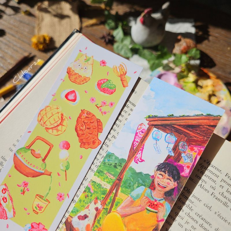 📚Marque-page douceurs Japonaises 💗