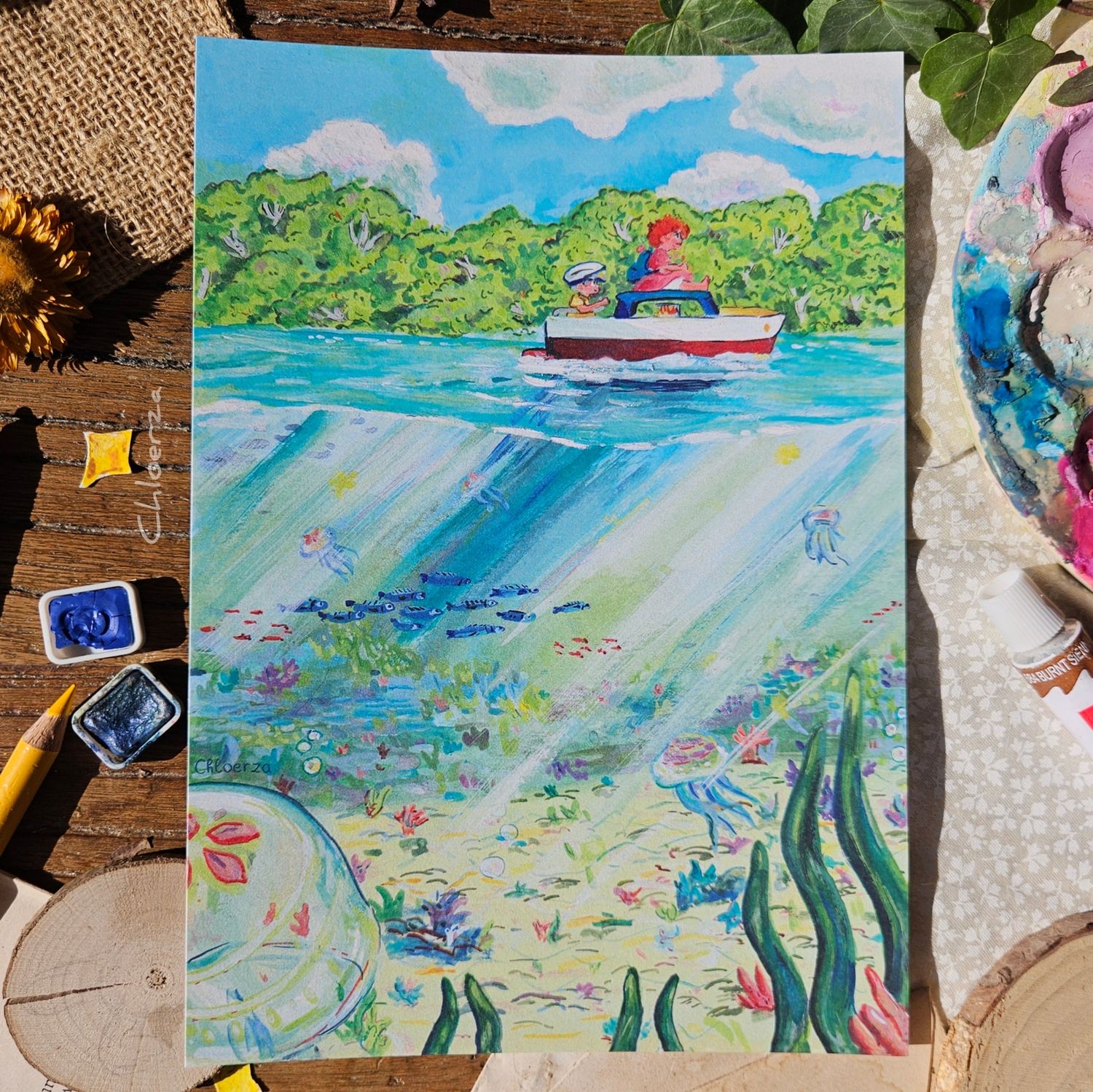 Les fonds marins de Ponyo 💙