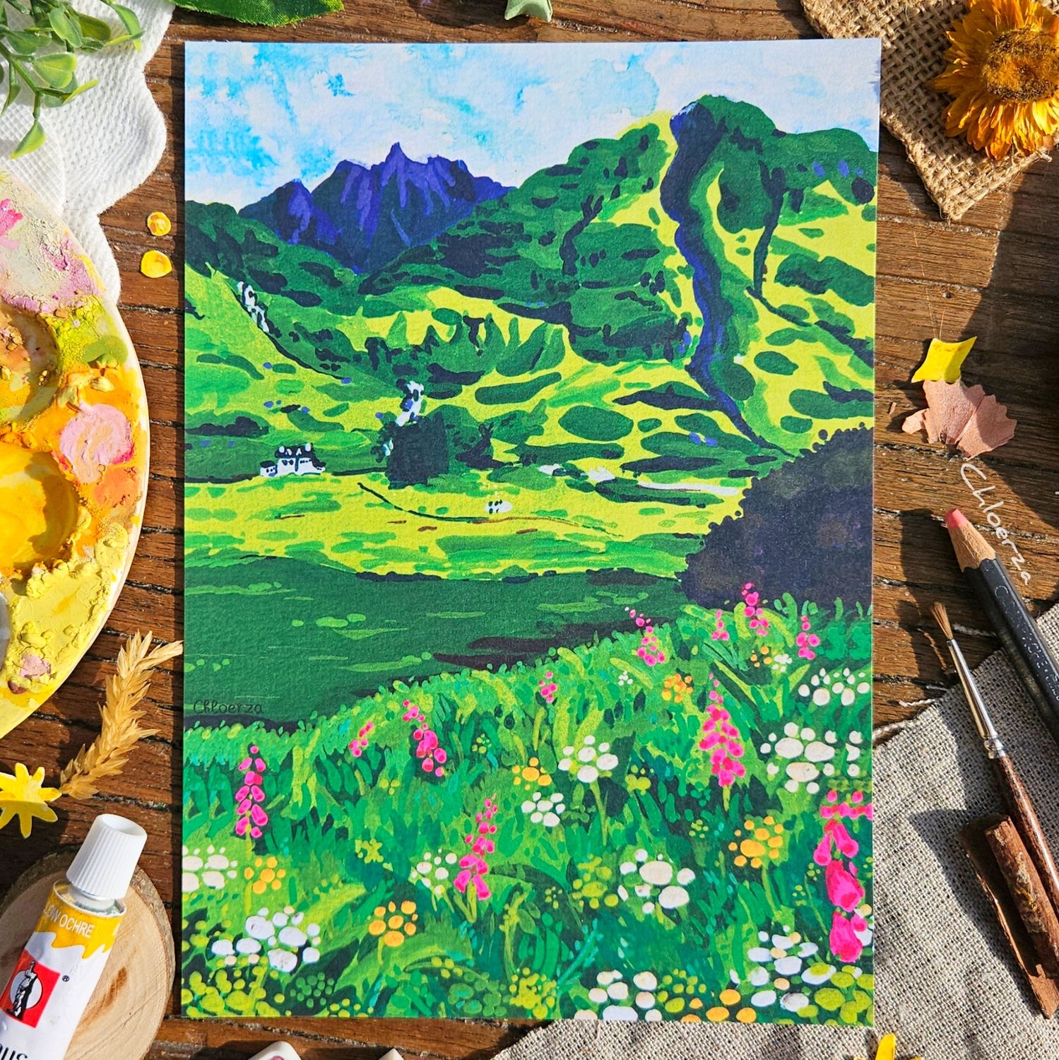 🏞️Paysage écossais💚
