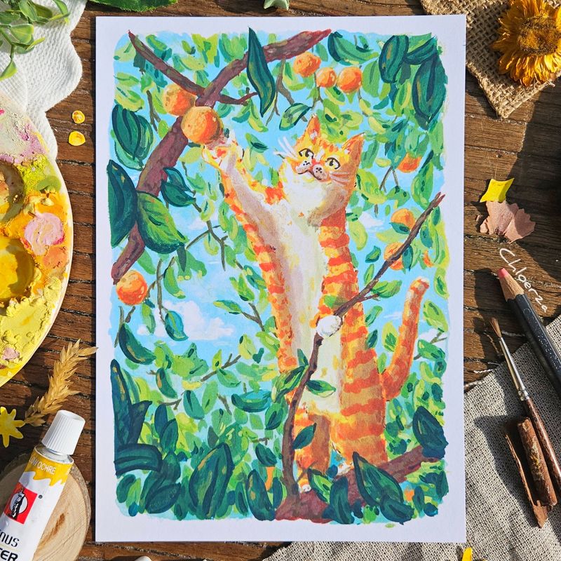🍊Le chapardeur d’agrumes 😺