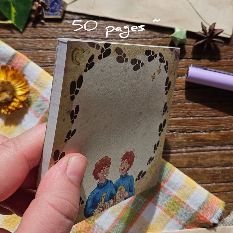 📚Bloc-notes un parchemin des Weasley 🖊️