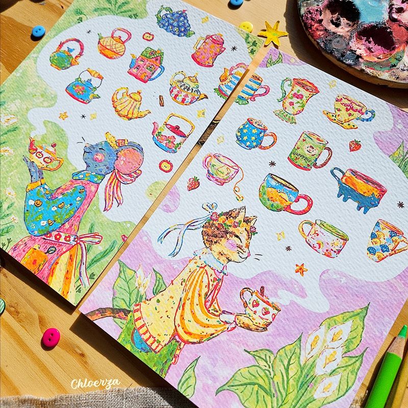 🍵Les tasses de Madame chatte 🐱