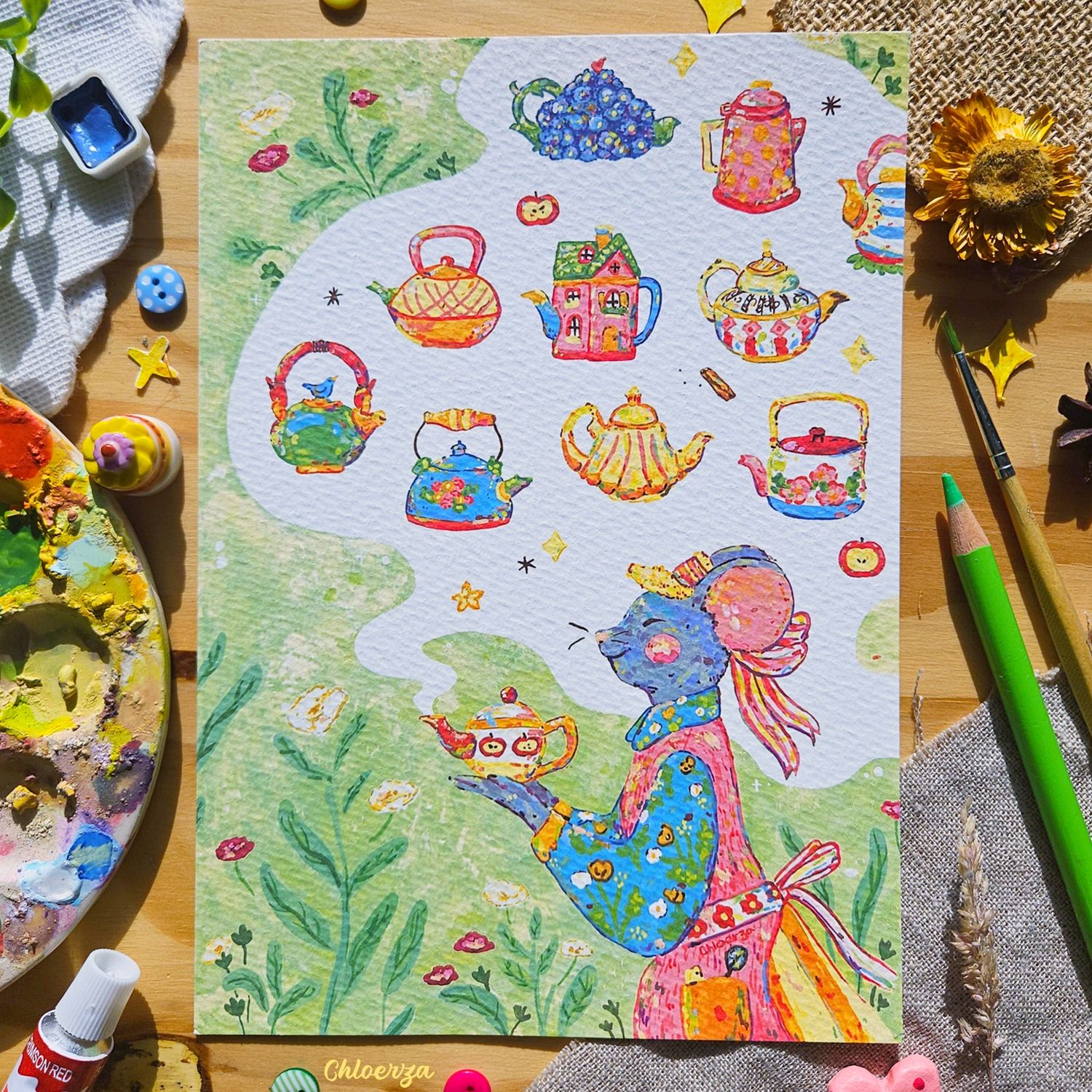☕️Les théières de madame Souris 🐁