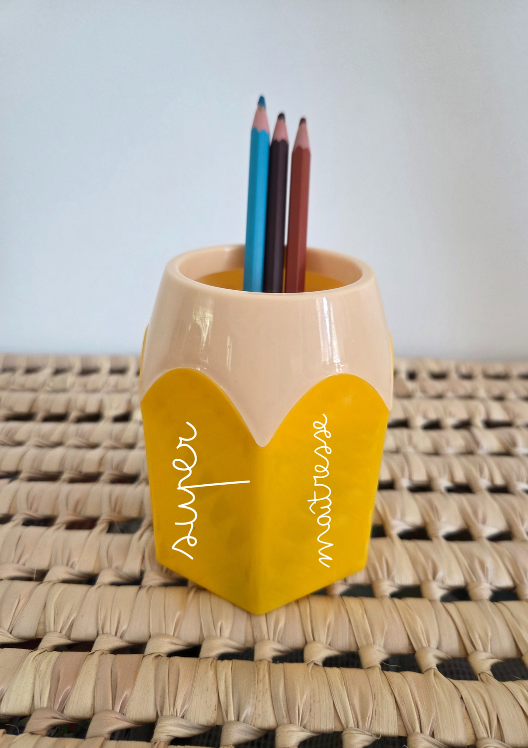 Pot à crayons personnalisé
