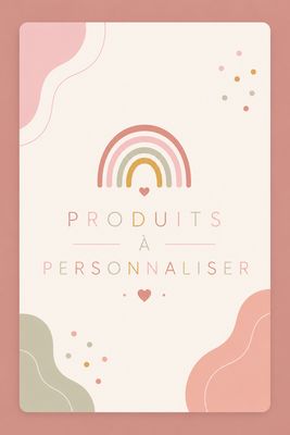 Produits personalisés