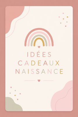 Idée cadeaux naissance