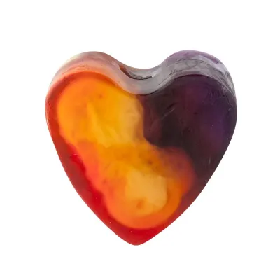 Savon glycérine coeur parfum Fruit de la passion