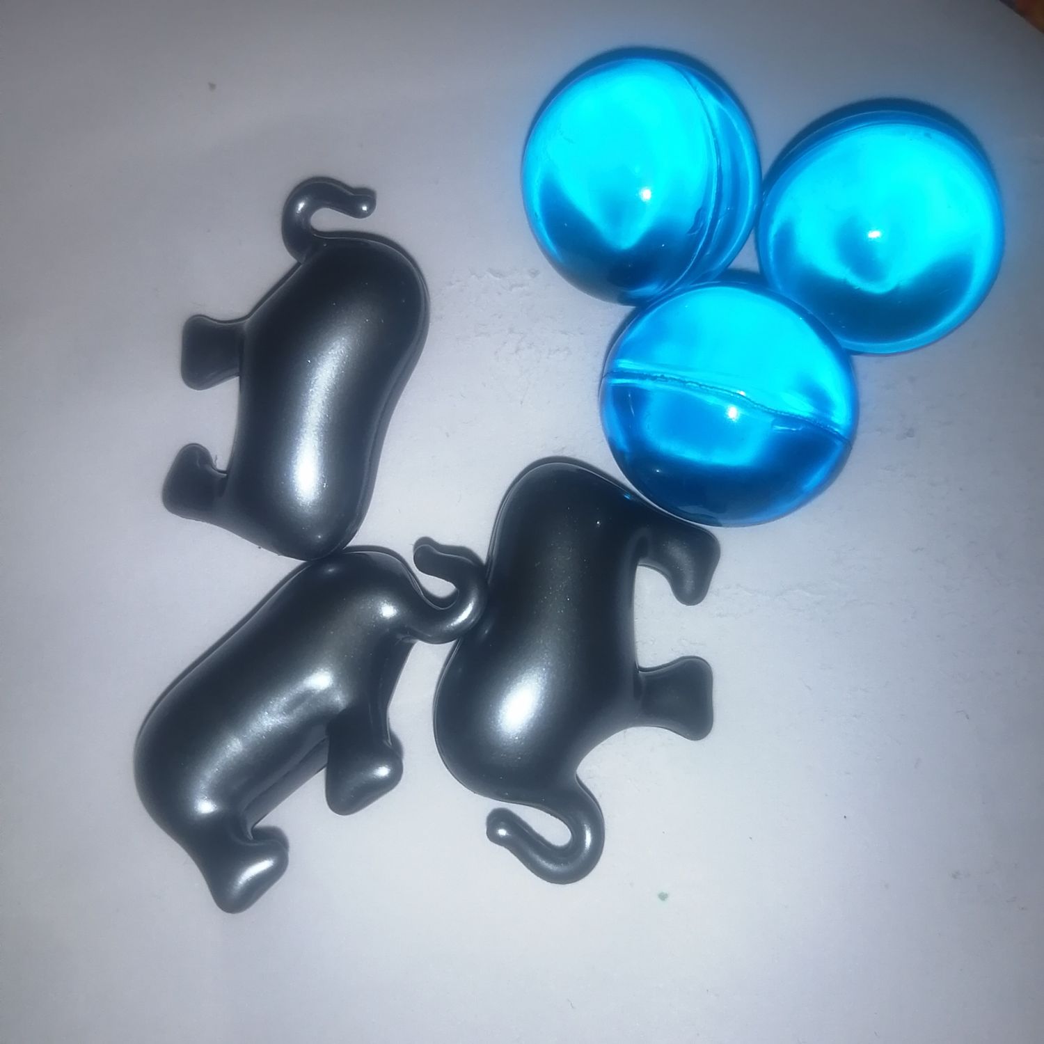 Duo de perles de bain fleur de lotus et éléphant coco