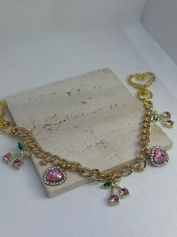 Cherry Heart Charm