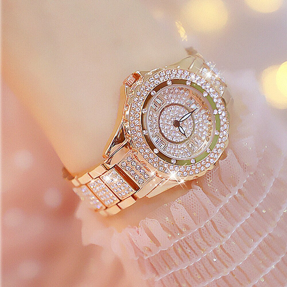 Women watch Waterproof Bling bling wristwatch Fashion