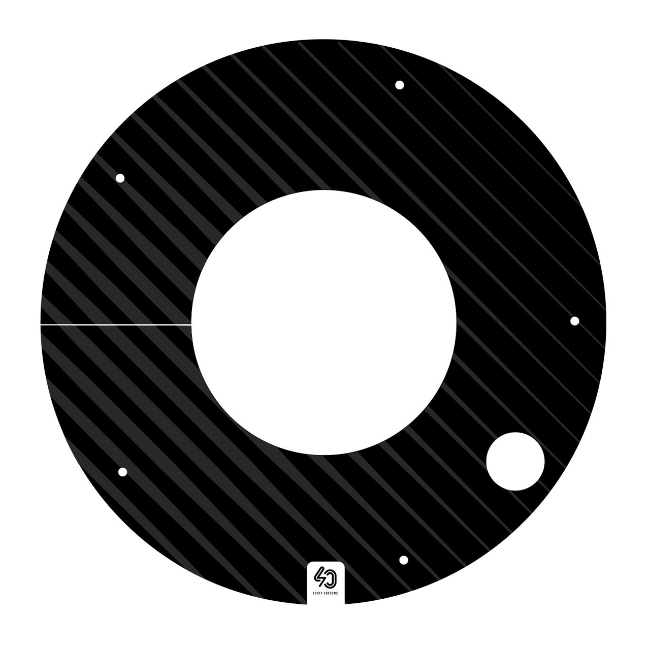 Forty Customs Dark lines Rear Wheel Aero disc