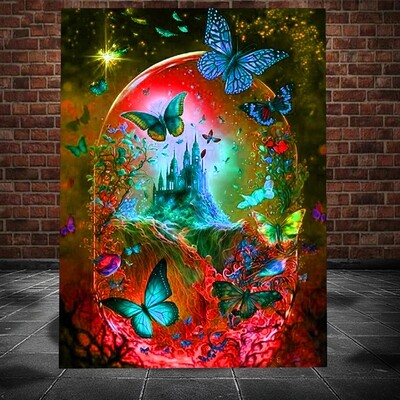 Magic of Butterflies - Diamond Painting kit