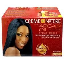CREAM OF NATURE ARGAN HUILE( Cream No-Lye Relaxer) NORMAL