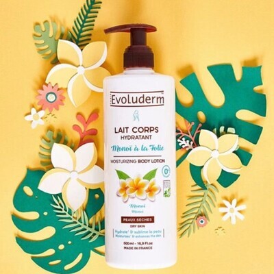 LAIT EVOLUDERM MONOI A LA FOLIE( lait corps)