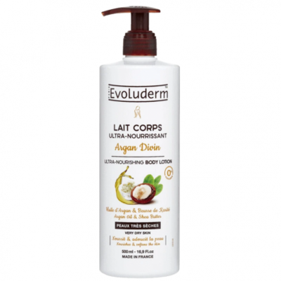 EVOLUDERM LAIT ARGAN DIVIN (lait corps)