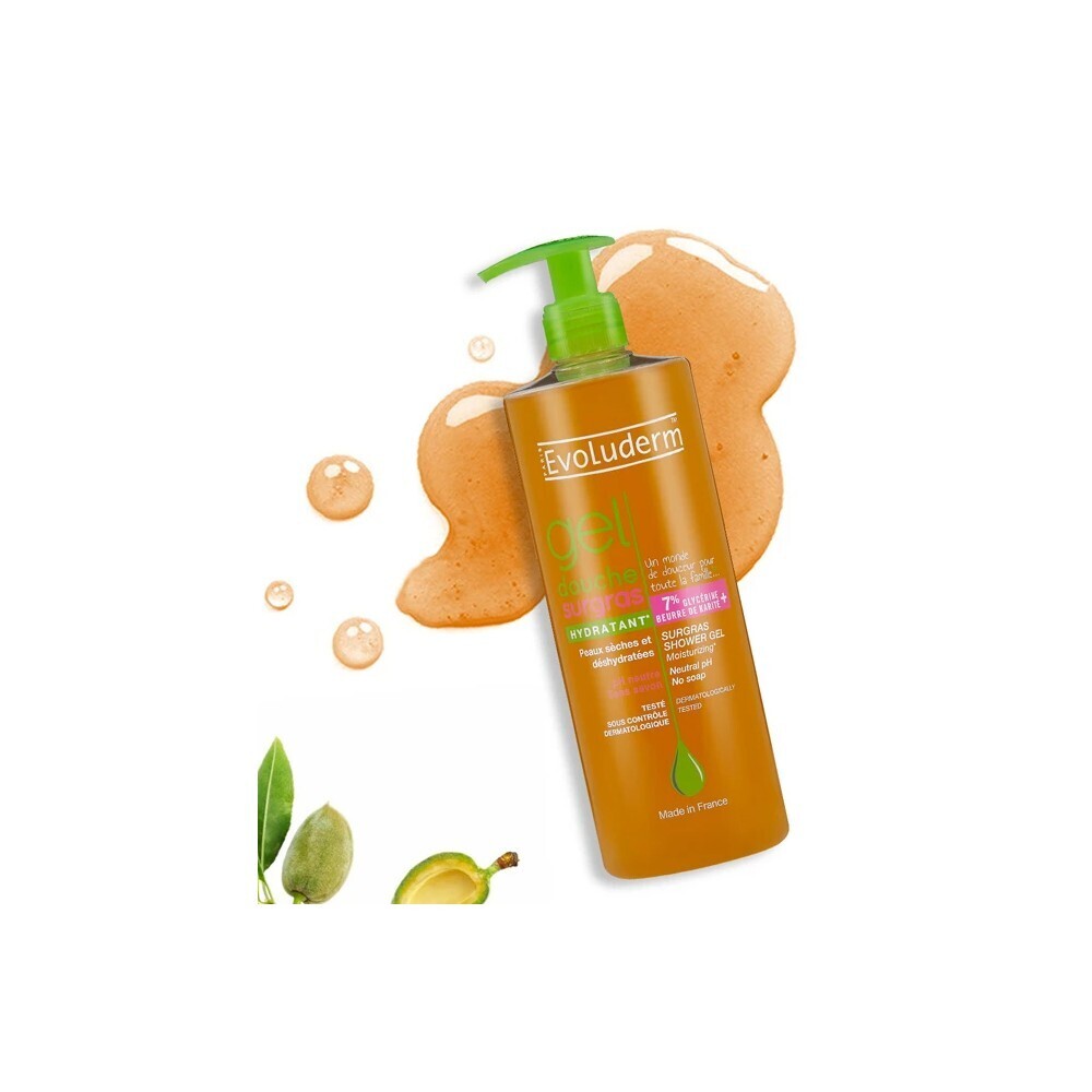 EVOLUDERM GEL DOUCHE SURGRAT HYDRATANT