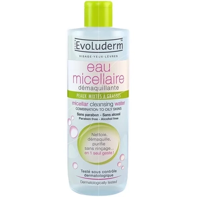 EVOLUDERM EAU MICELLAIRE (peux mixtes a grasses)