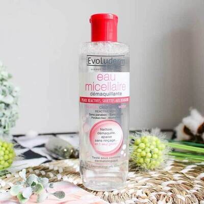 EVOLUDERM EAU MICELLAIRE (peux réactive sujette aux rougeurs)