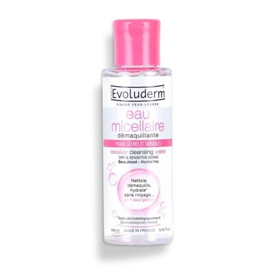 EVOLUDERM EAU MICELLAIRE ( peux seches et sensible )